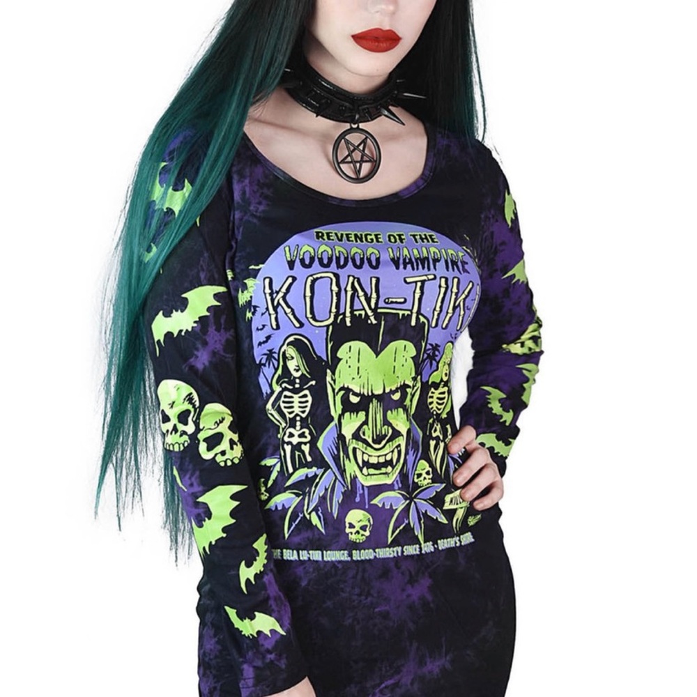 💚KILLSTAR Kon-Tiki Tie Dye Dress💜
